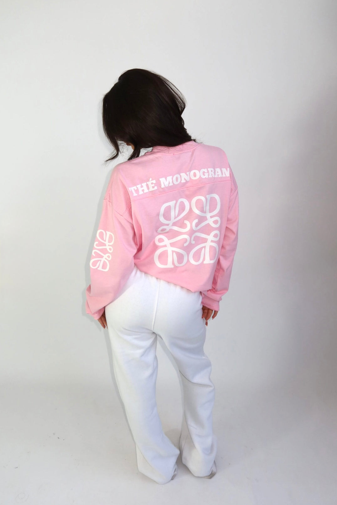 The monogram Longsleeve - Light pink