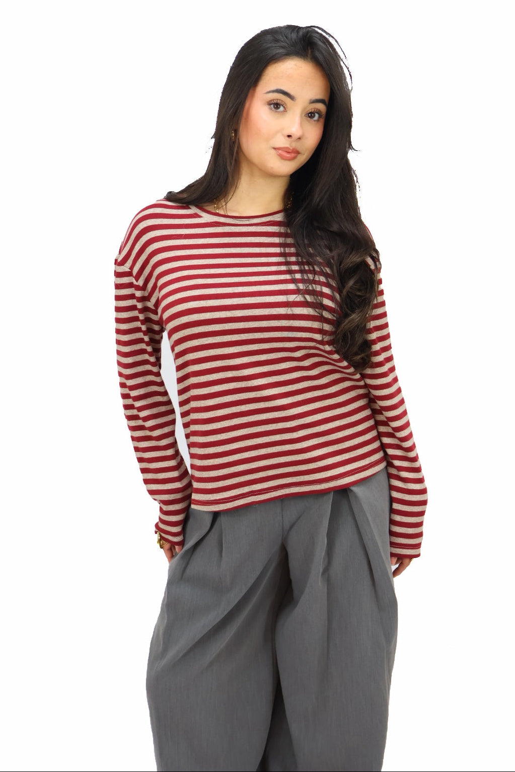 Bonnie longsleeve - Bordeaux