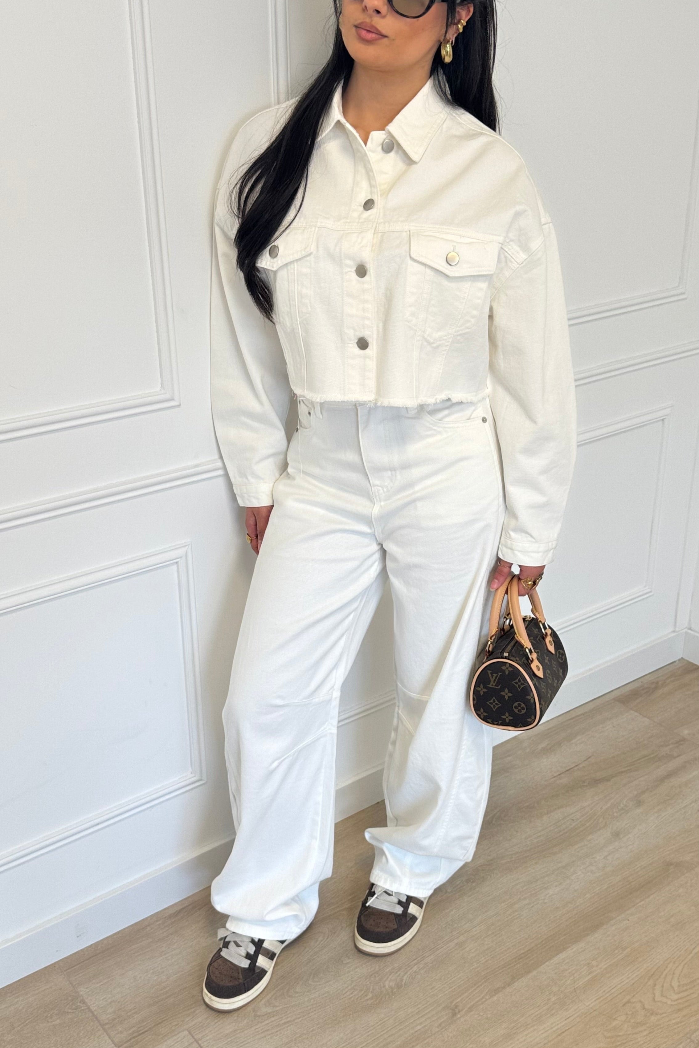 Maartje balloon jeans - White