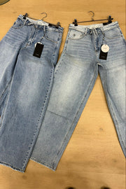 Megan wide leg jeans  - Light Blue