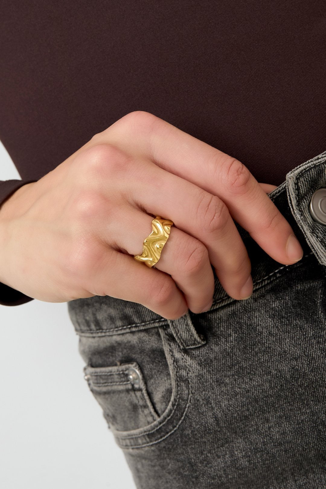 Statement Ring - Goud