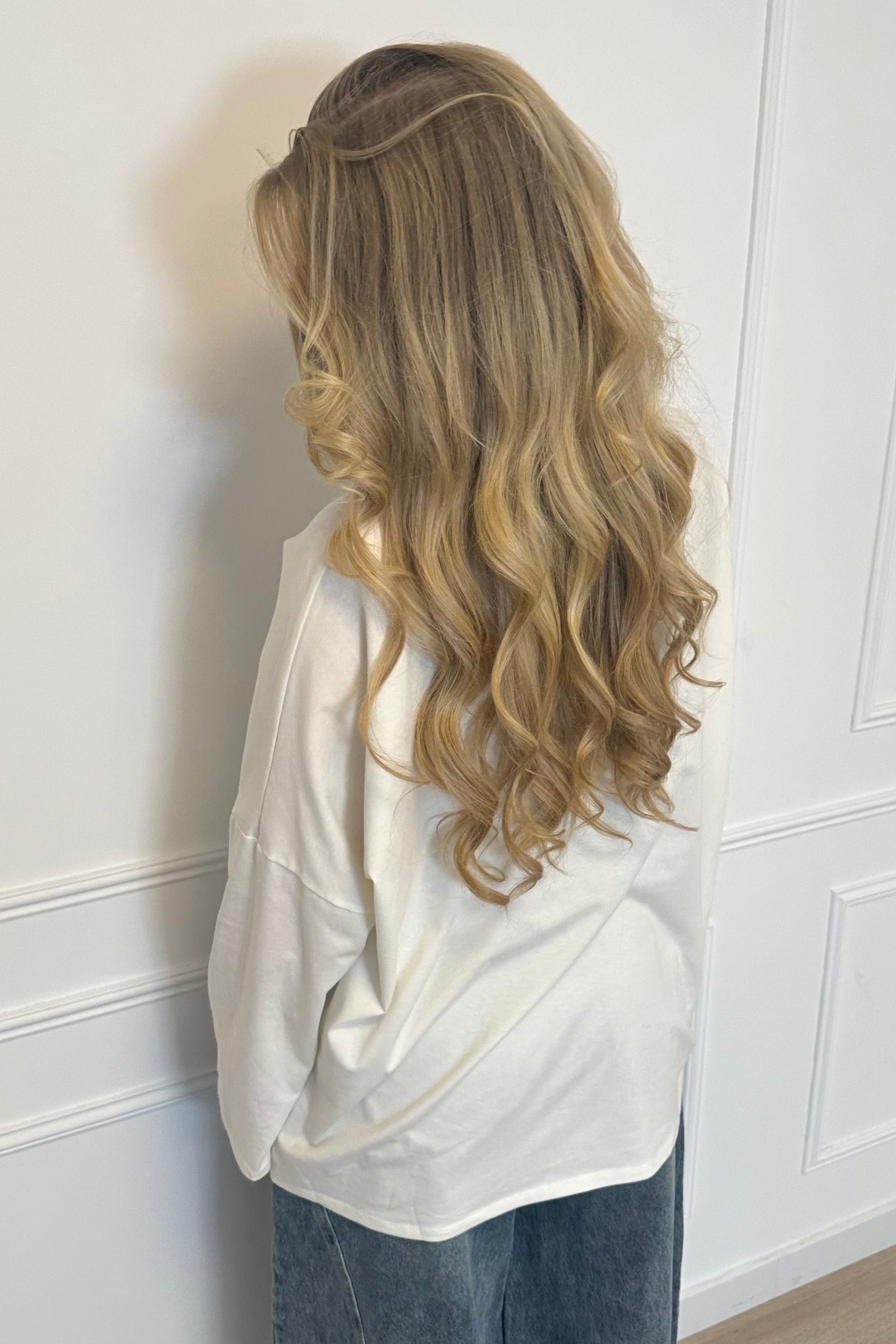 Oversized Basic Longsleeve - Creme