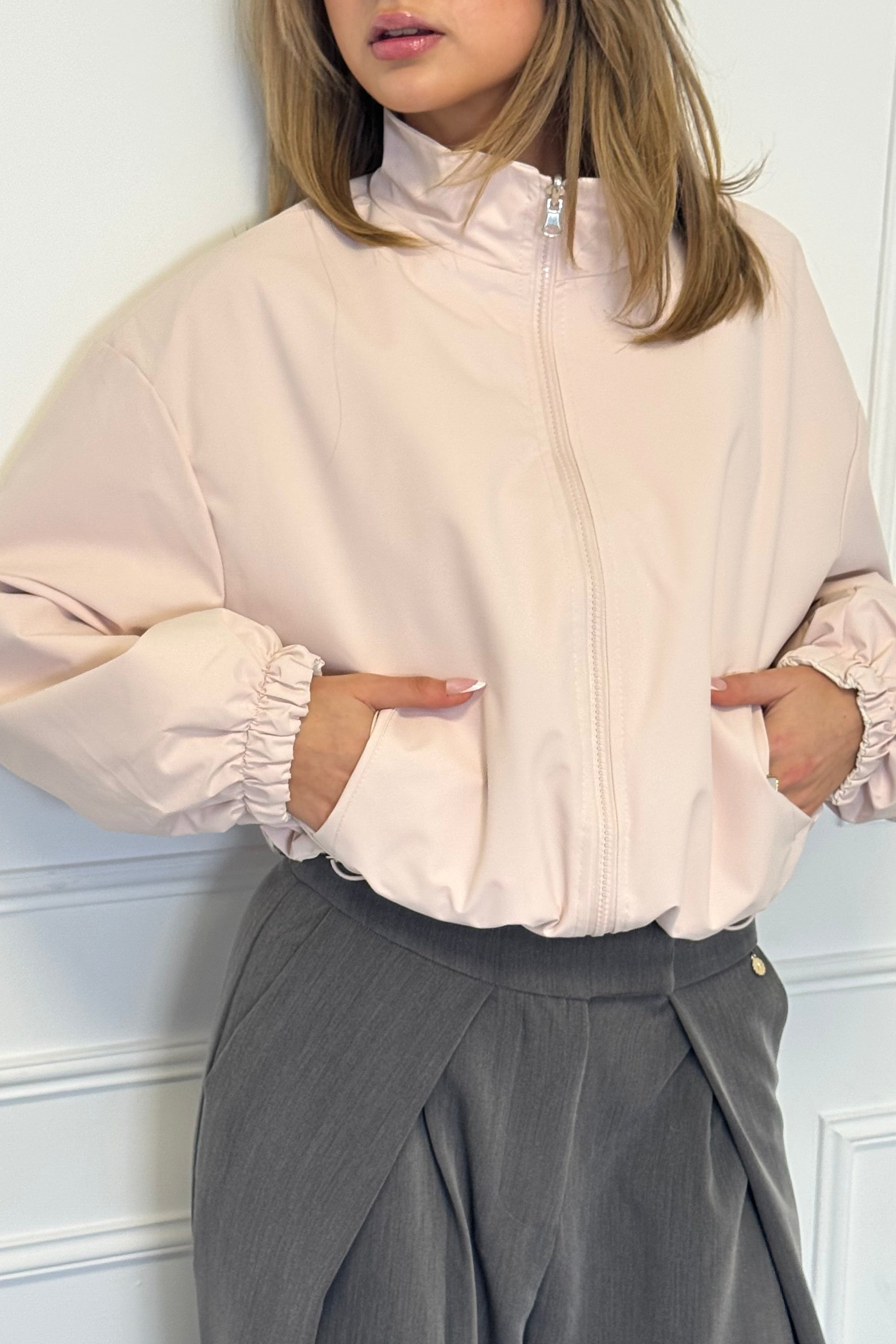 Senna Jacket - Baby Pink