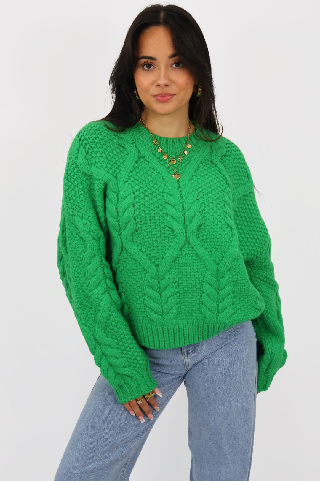 Maeve Knit Sweater - Green