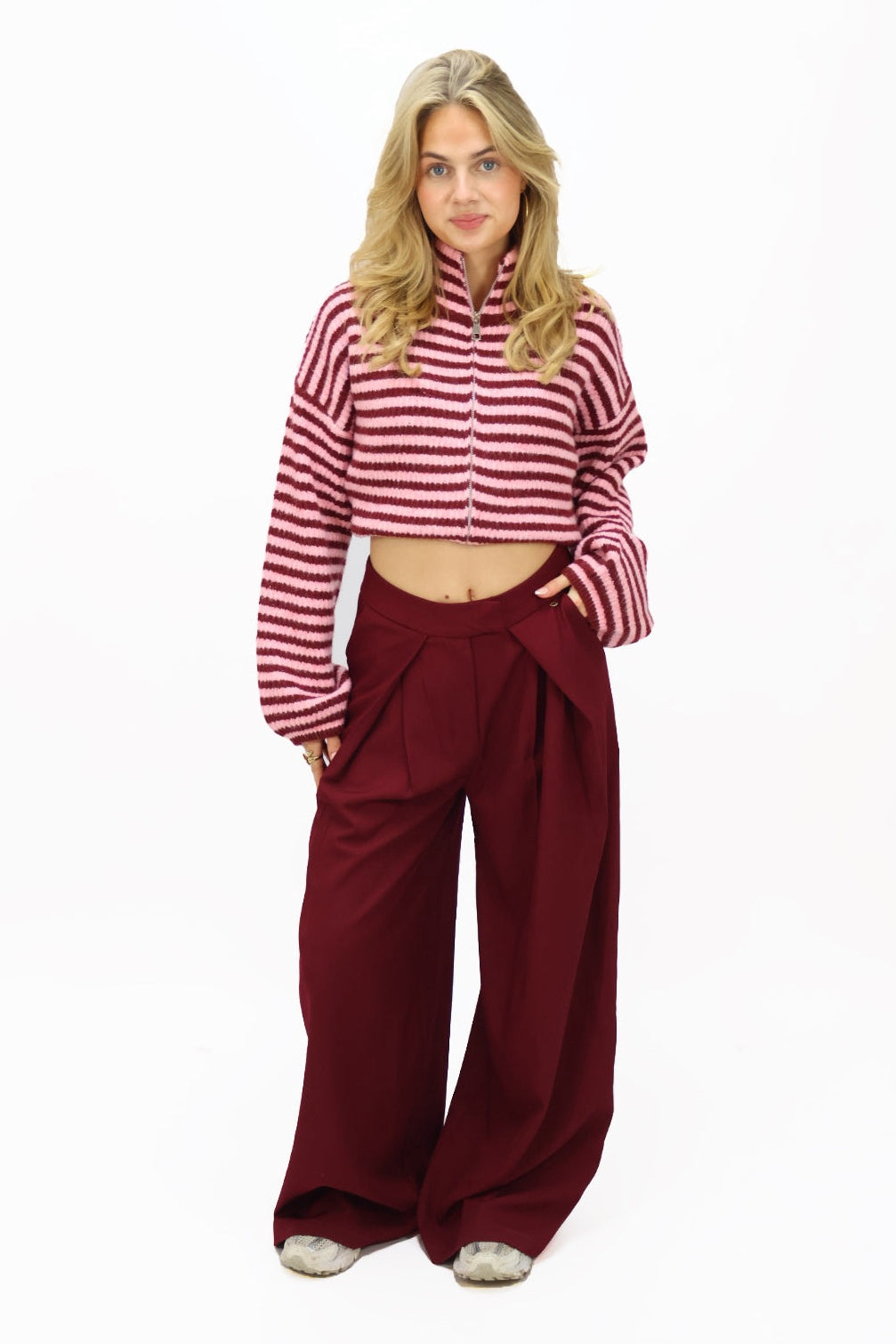 Valerie pantalon - Bordeaux