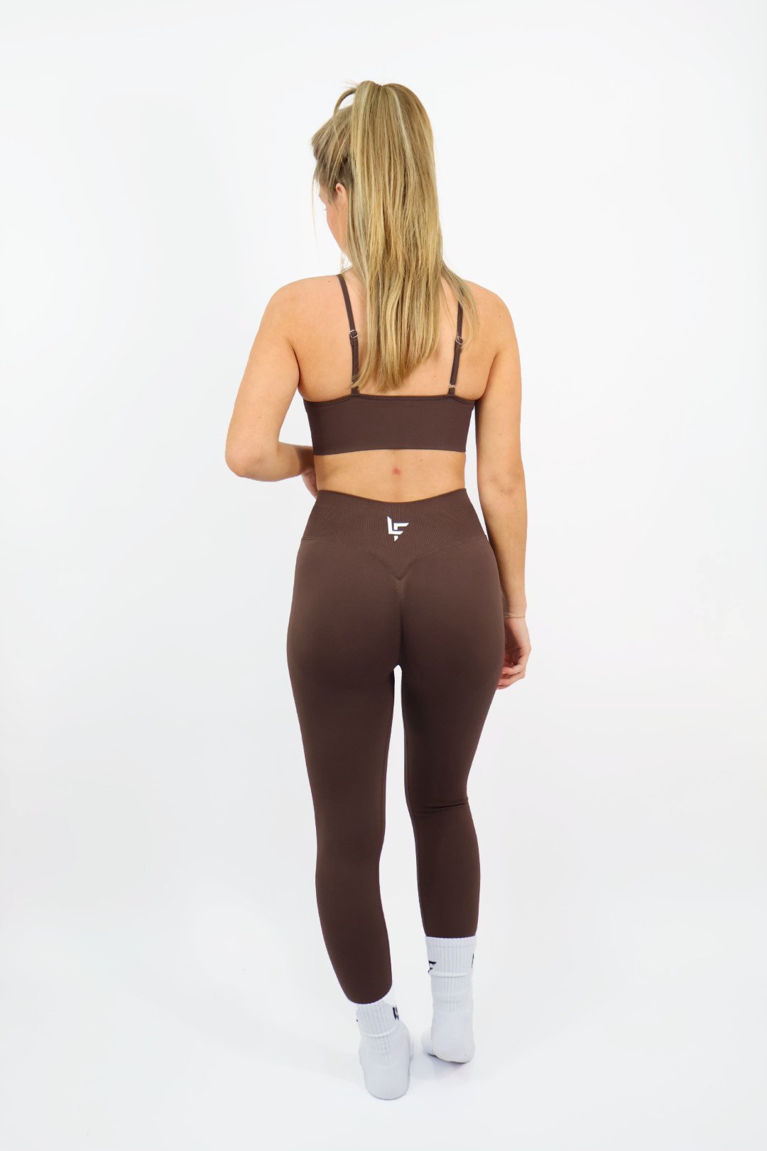 Esspreso Brown Sports Bra