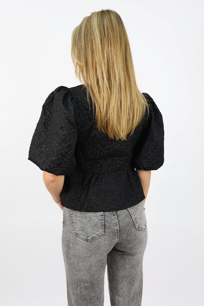 Fleur Top - Black