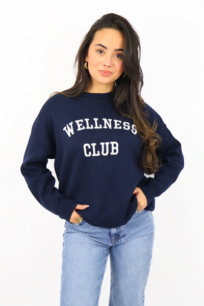 Welness Sweater - Navy