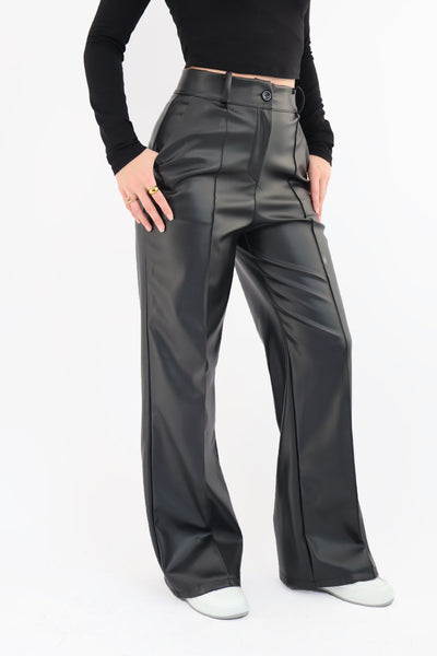 Anna Leather Look Pants