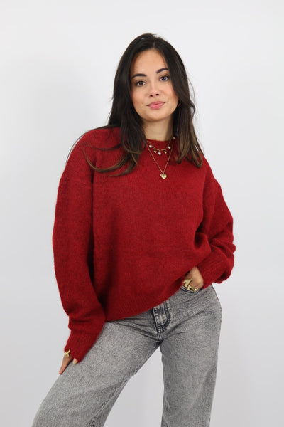 Bobbie Sweater - Burgundy