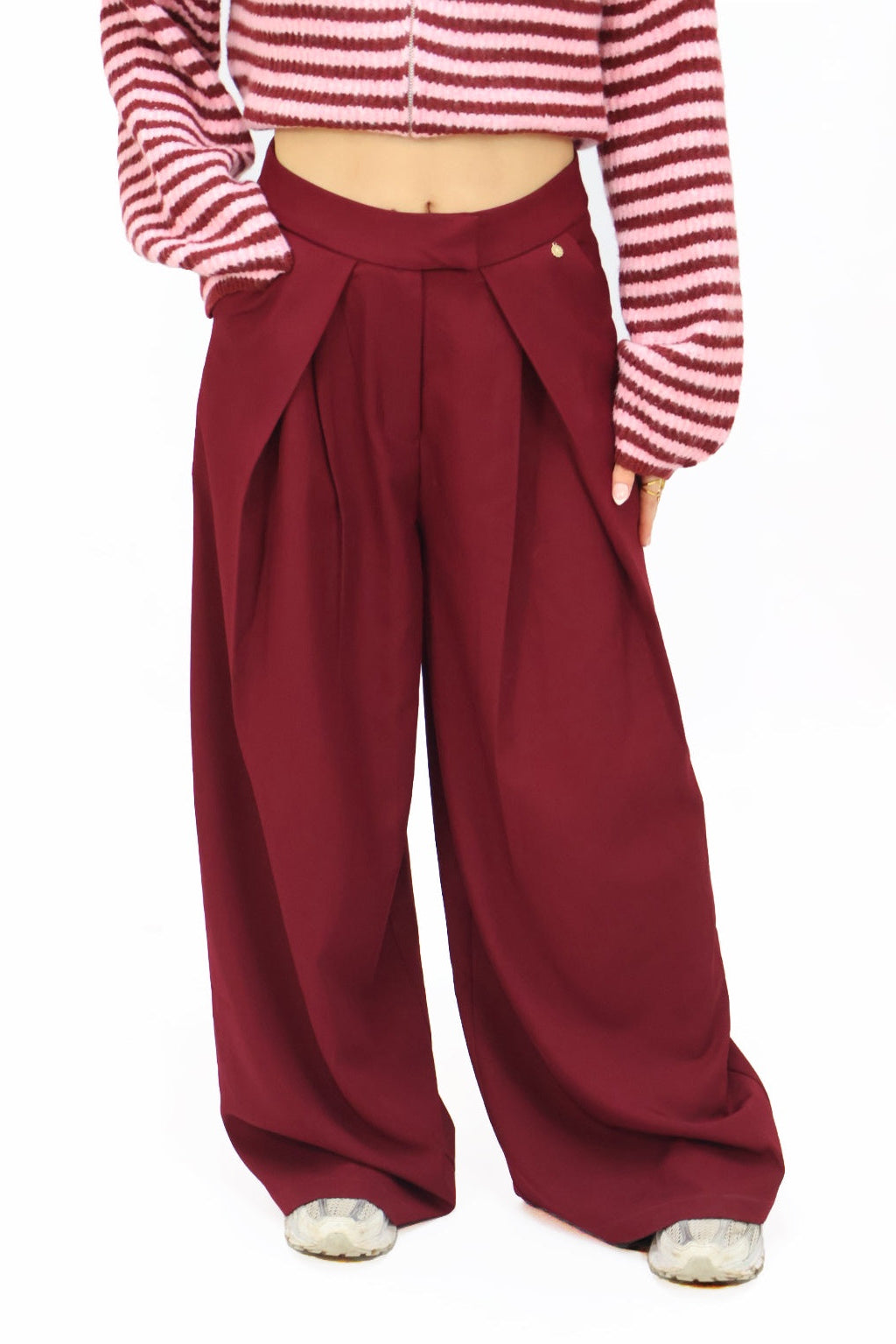 Valerie pantalon - Bordeaux
