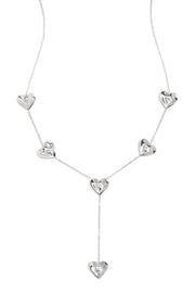 Layered hart Ketting - Silver