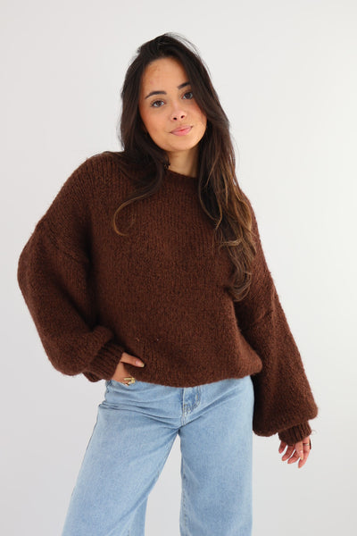 Get Comfy Knit - Chocolate Brown