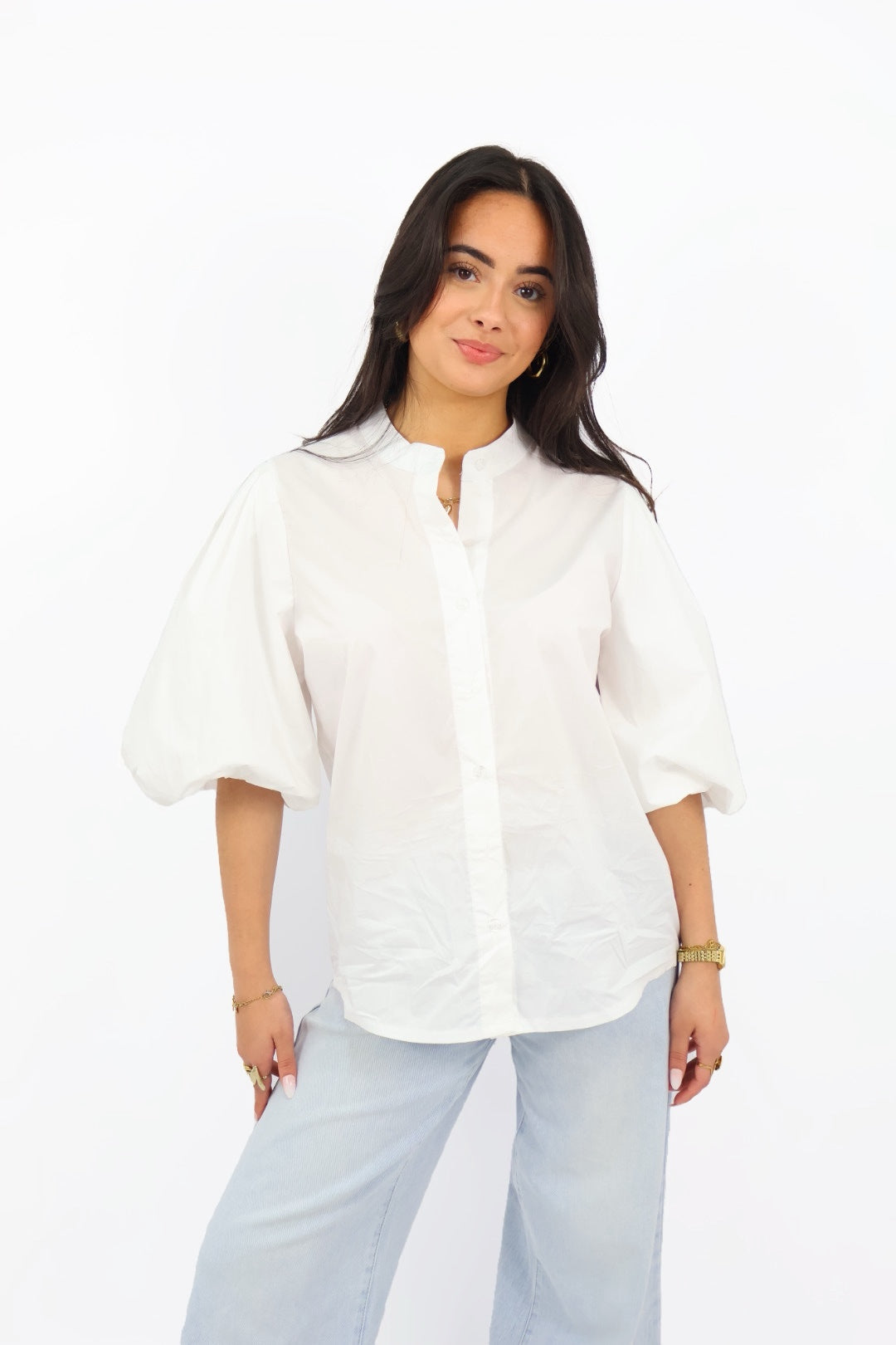 Puf Blouse Pien - White