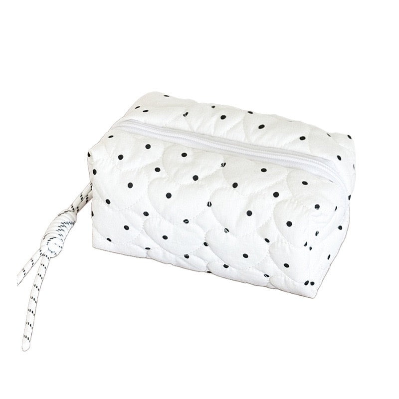 Polka dot make-up tas