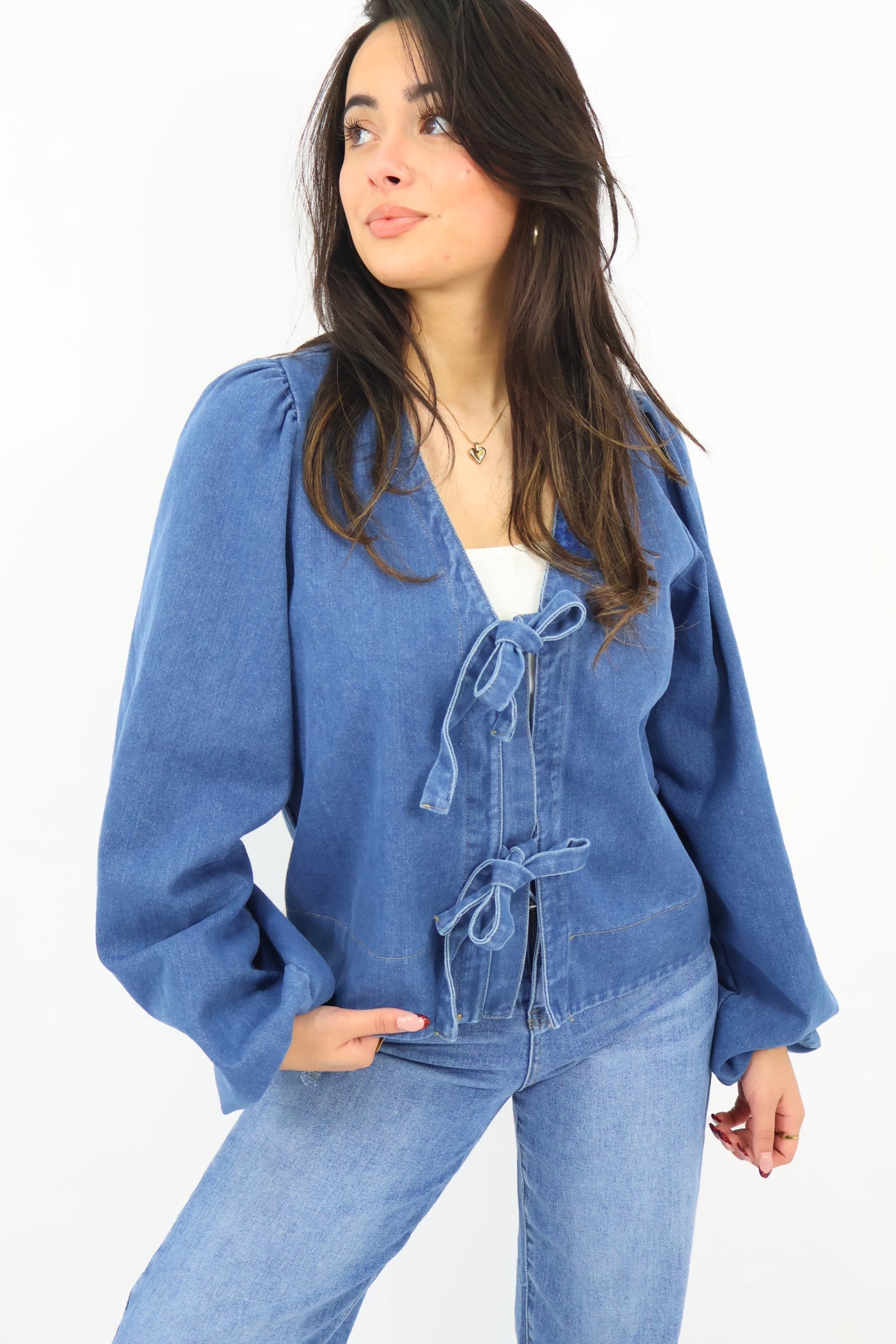 Bowie Denim Top