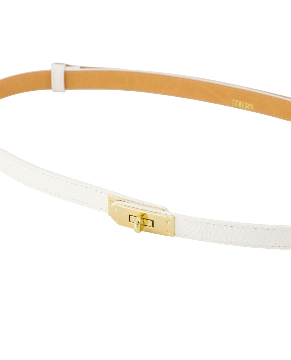 Lot Belt  - Leather White