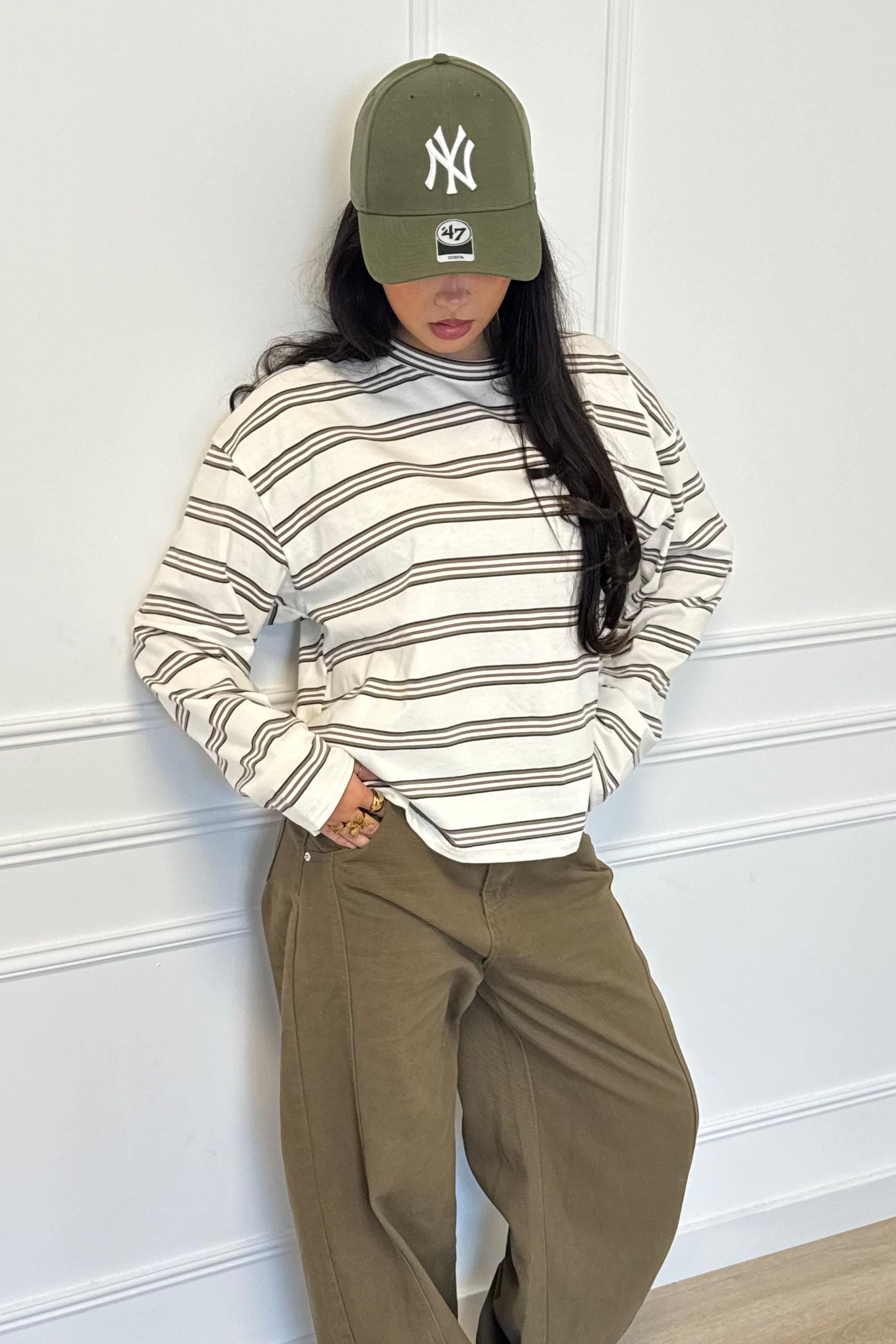 Cassie longsleeve - Creme