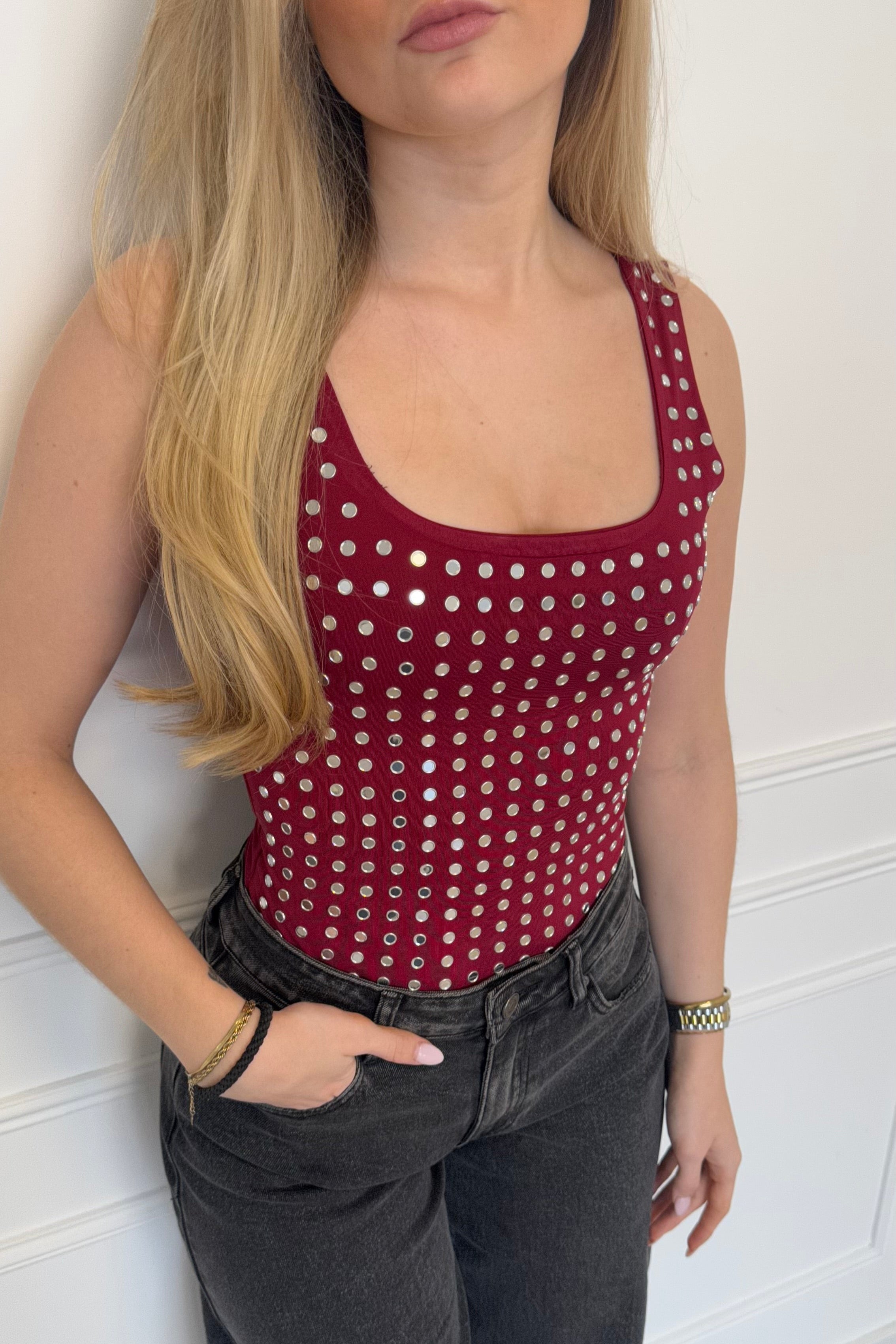Studs Body - Bordeaux