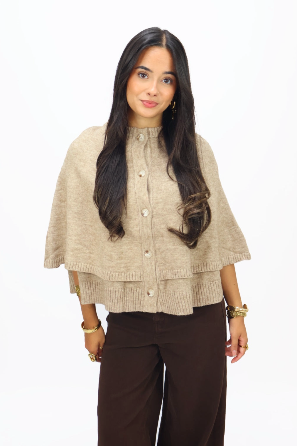 Pleun Knit Cardigan - Beige