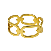 Schakel bangle - Gold