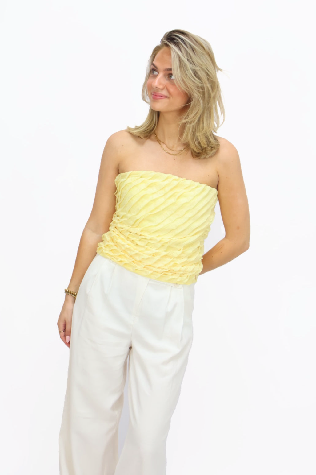 Guusje top (Ambika) - Yellow