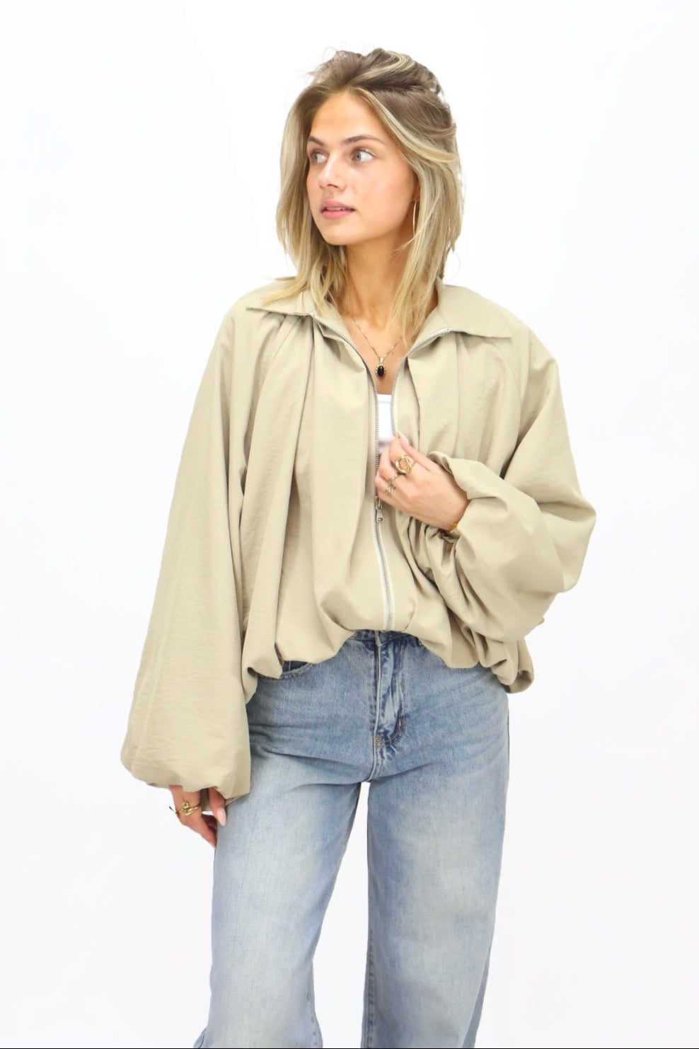 Maud Jacket - Beige | Ambika