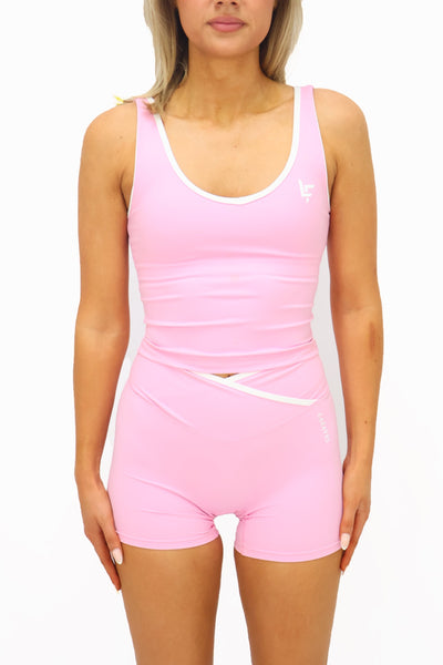 Double line short - Pink