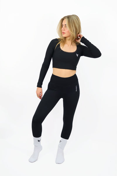 Jade Black Legging