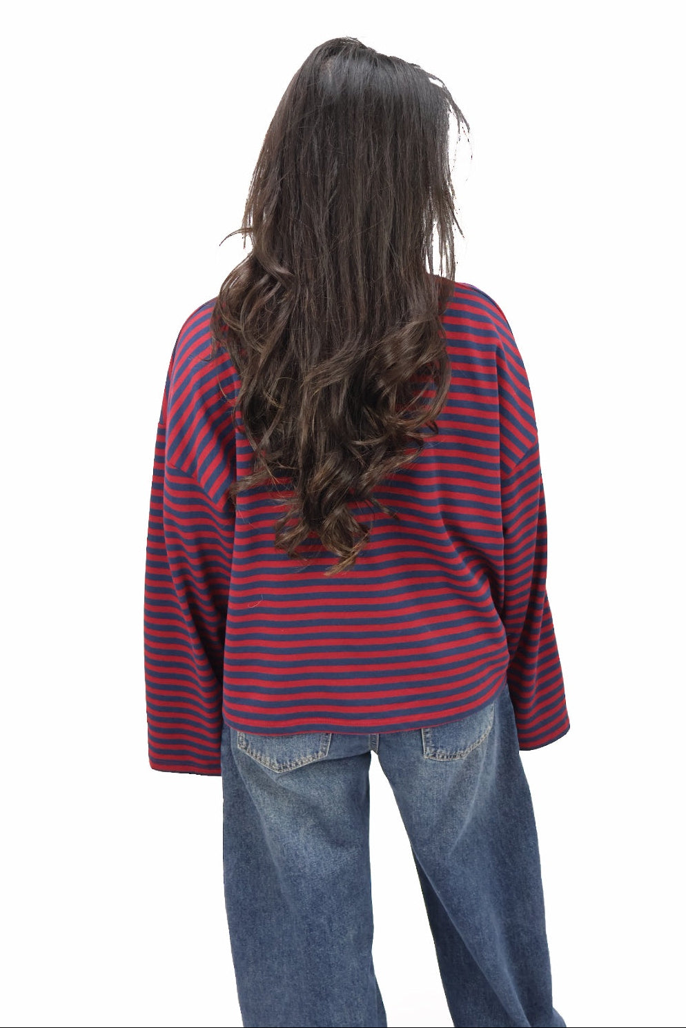 Beau longsleeve - Bordeaux/Navy