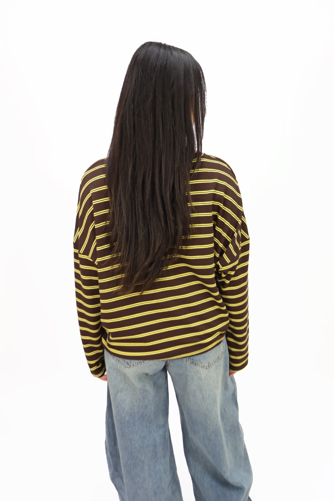 Jade longsleeve - Brown/yellow
