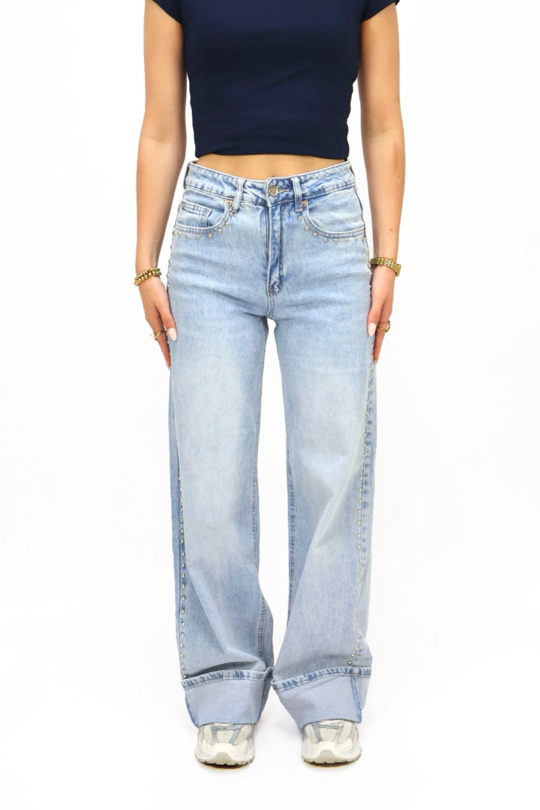Manouk Wide Leg Jeans | A3668