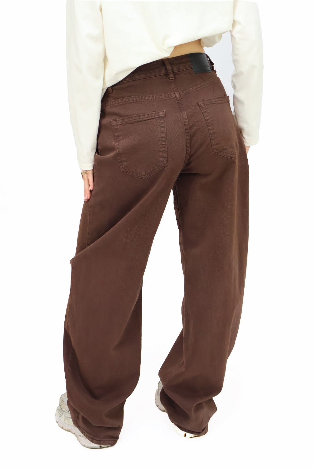 Nina balloon jeans - Brown