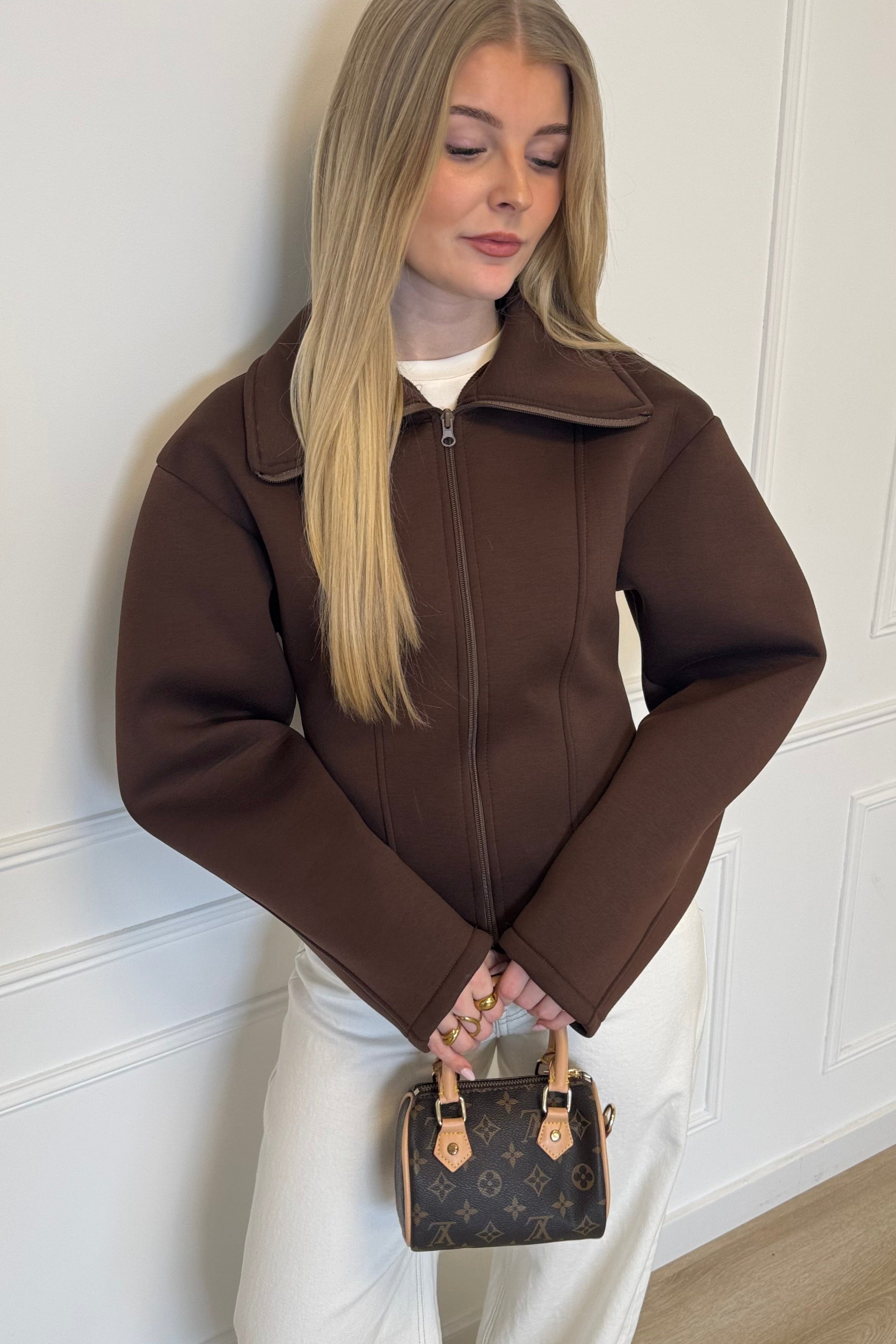 Romy zip-vest - Brown