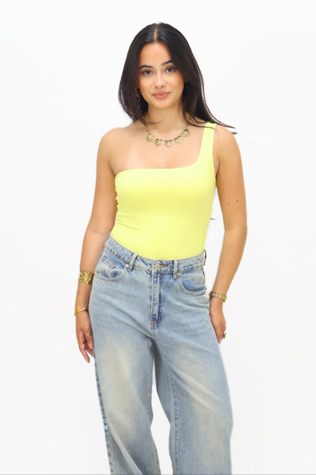 Base off shoulder Body - Yellow