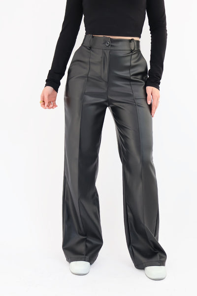 Anna Leather Look Pants