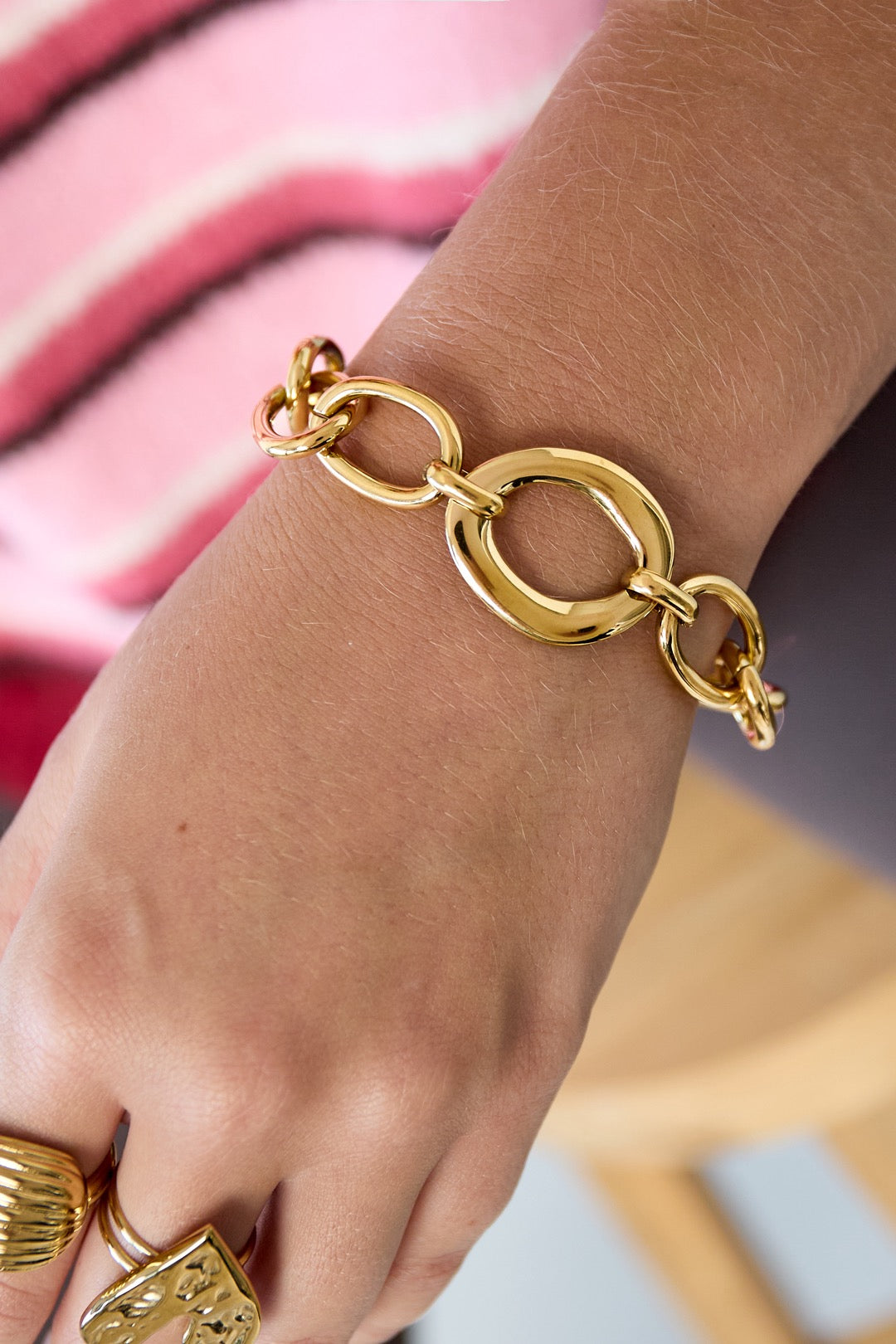 Chain armband - Goud