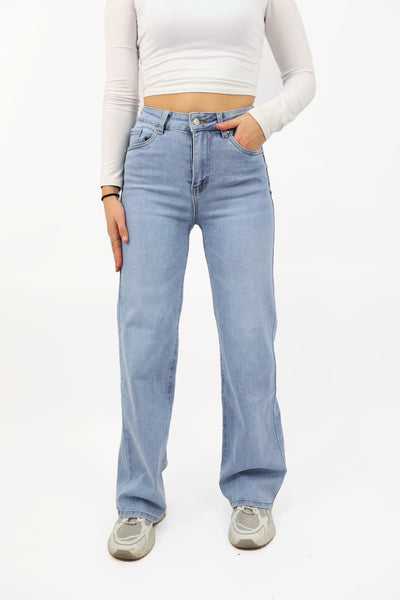 Pip Wide Leg Jeans - Ocean Blue | DJ2600