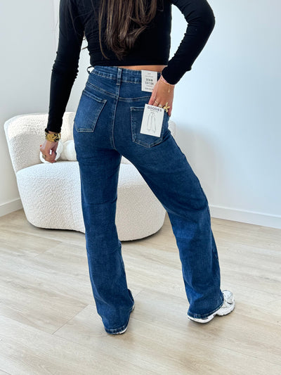 Pip Wide Leg Jeans - Darker Blue 2 | DJ2529