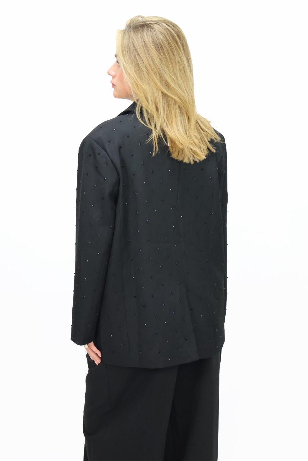 Ambika rhinestones blazer - Black