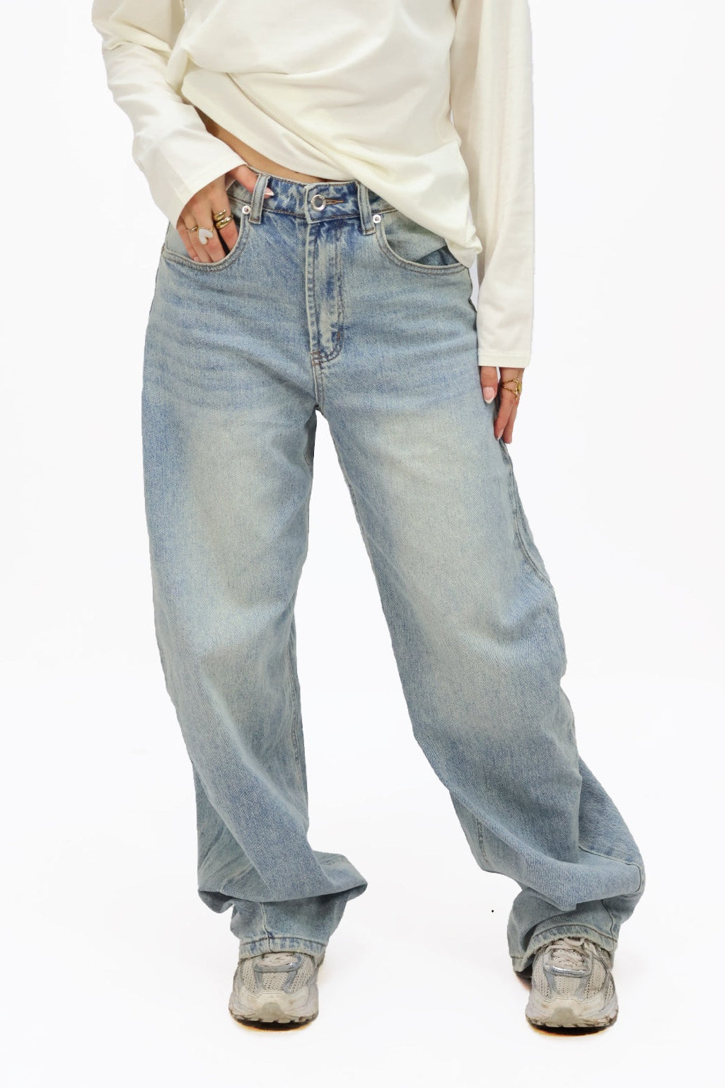 Nina balloon jeans - Blue