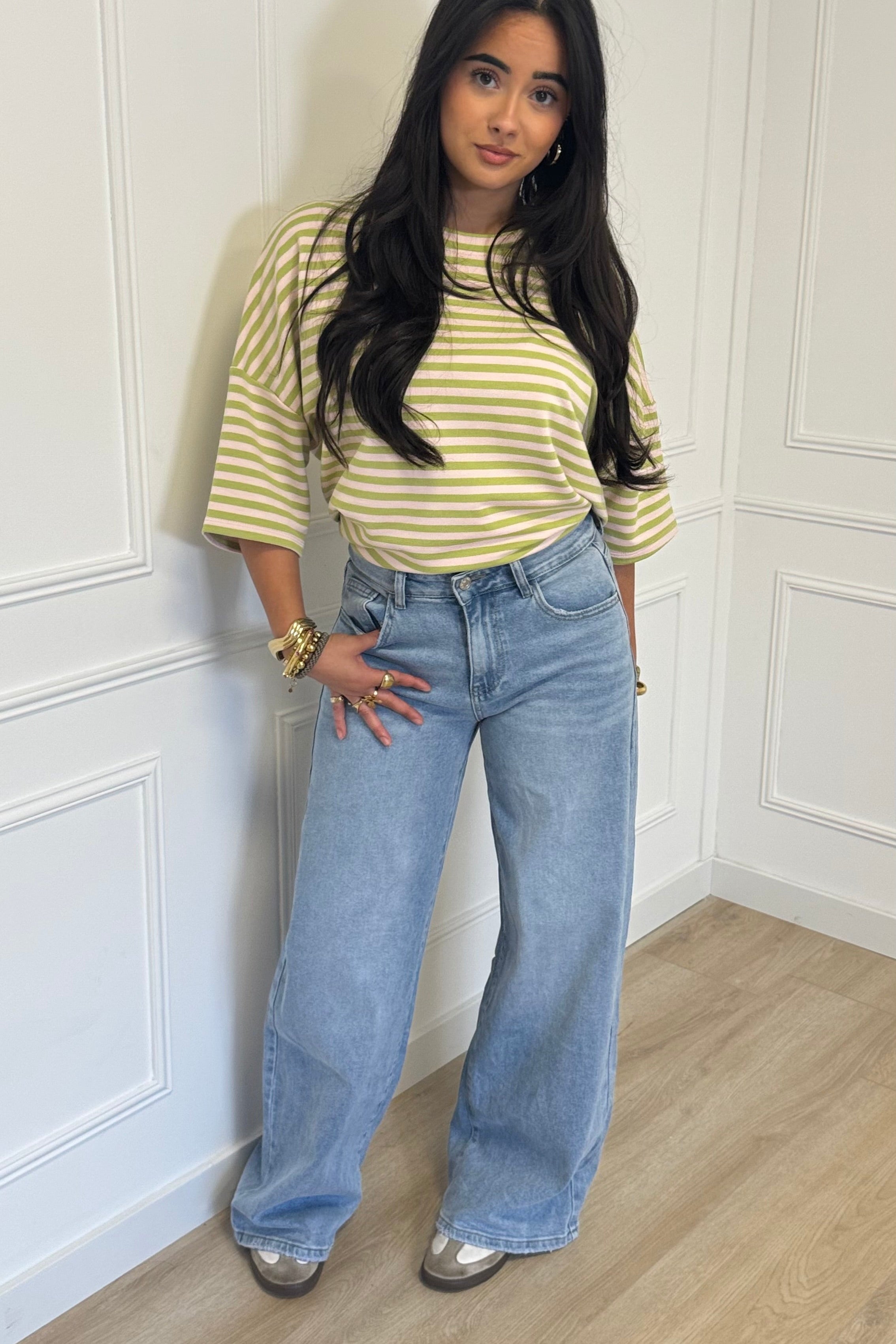 Zoe wide leg jeans  - Blue