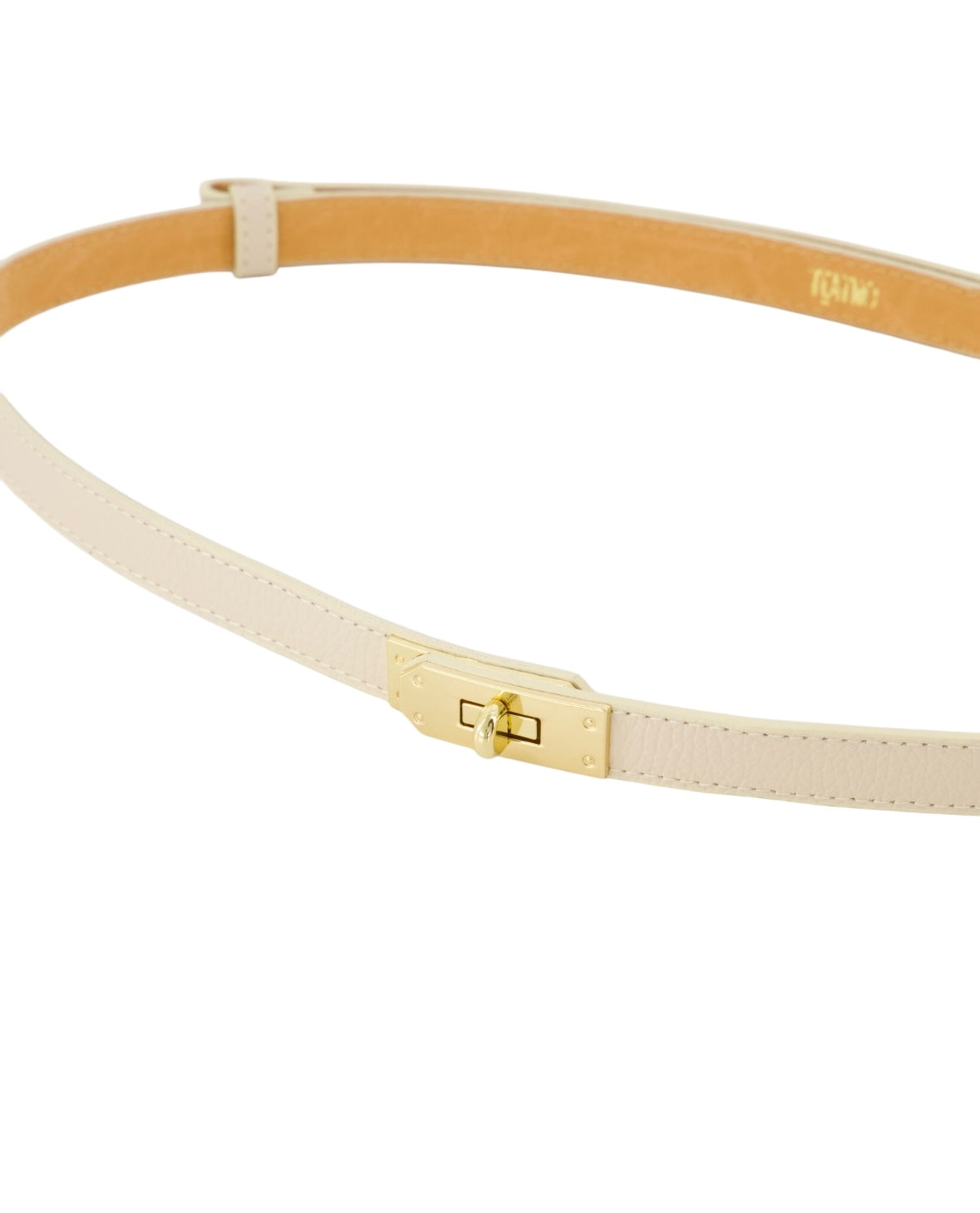 Lot Belt  - Leather Beige