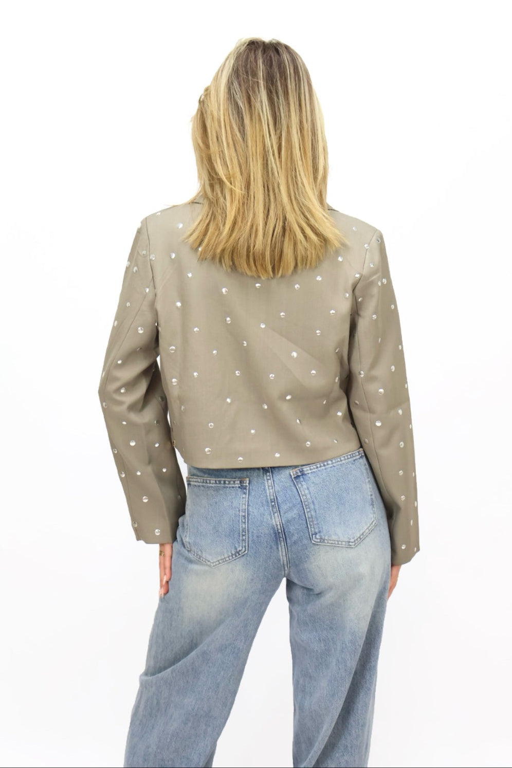 Saar studs Blazer | Ambika