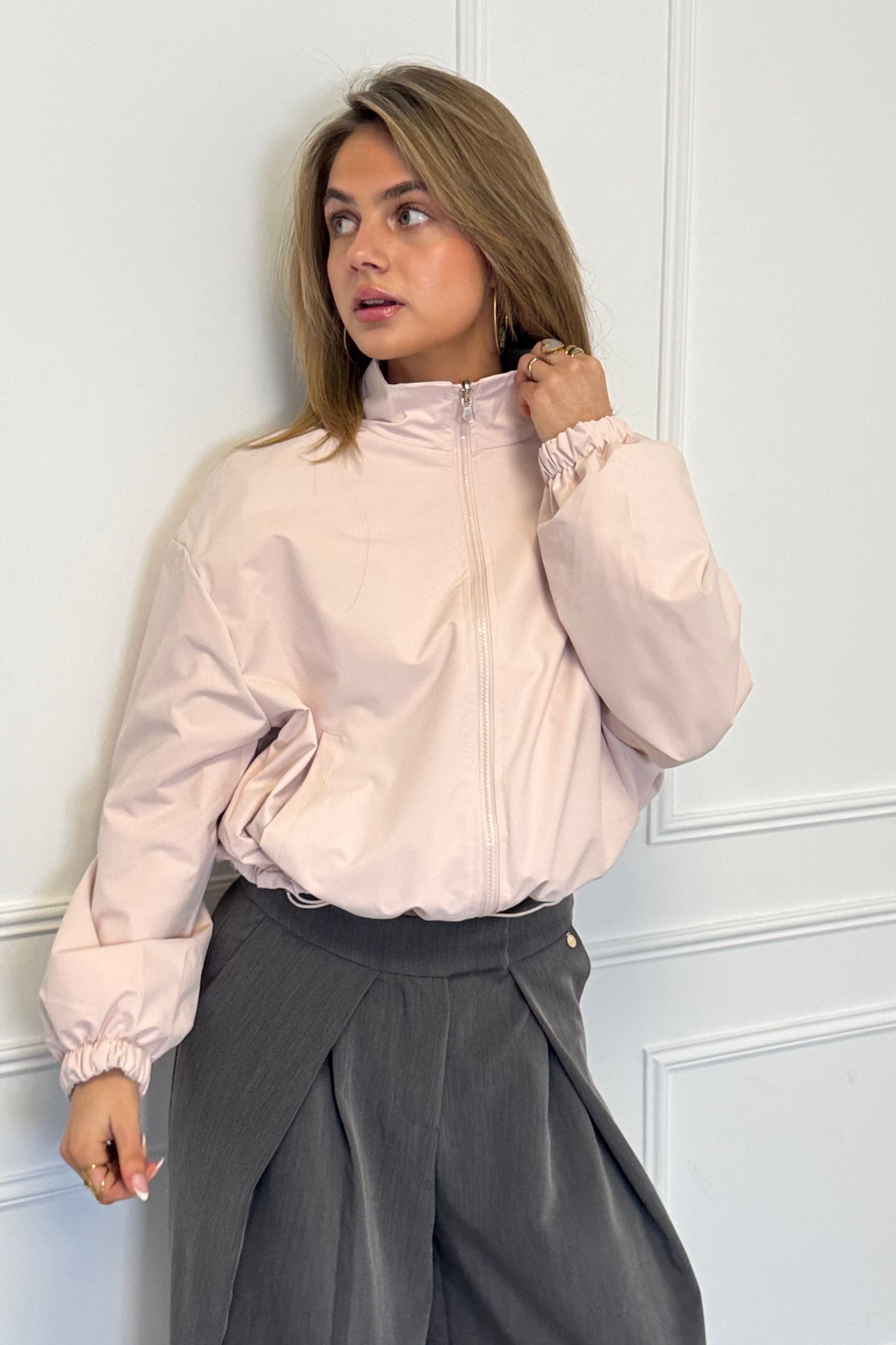 Senna Jacket - Baby Pink