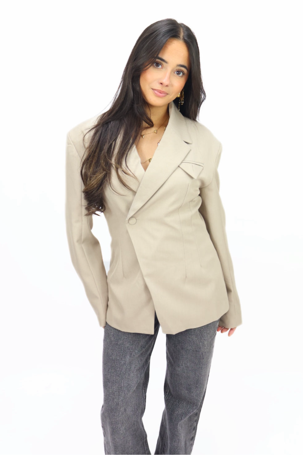 Clara Blazer - Beige