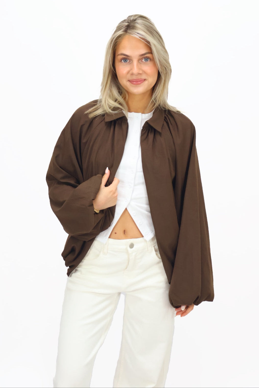 Maud Jacket - Brown | Ambika