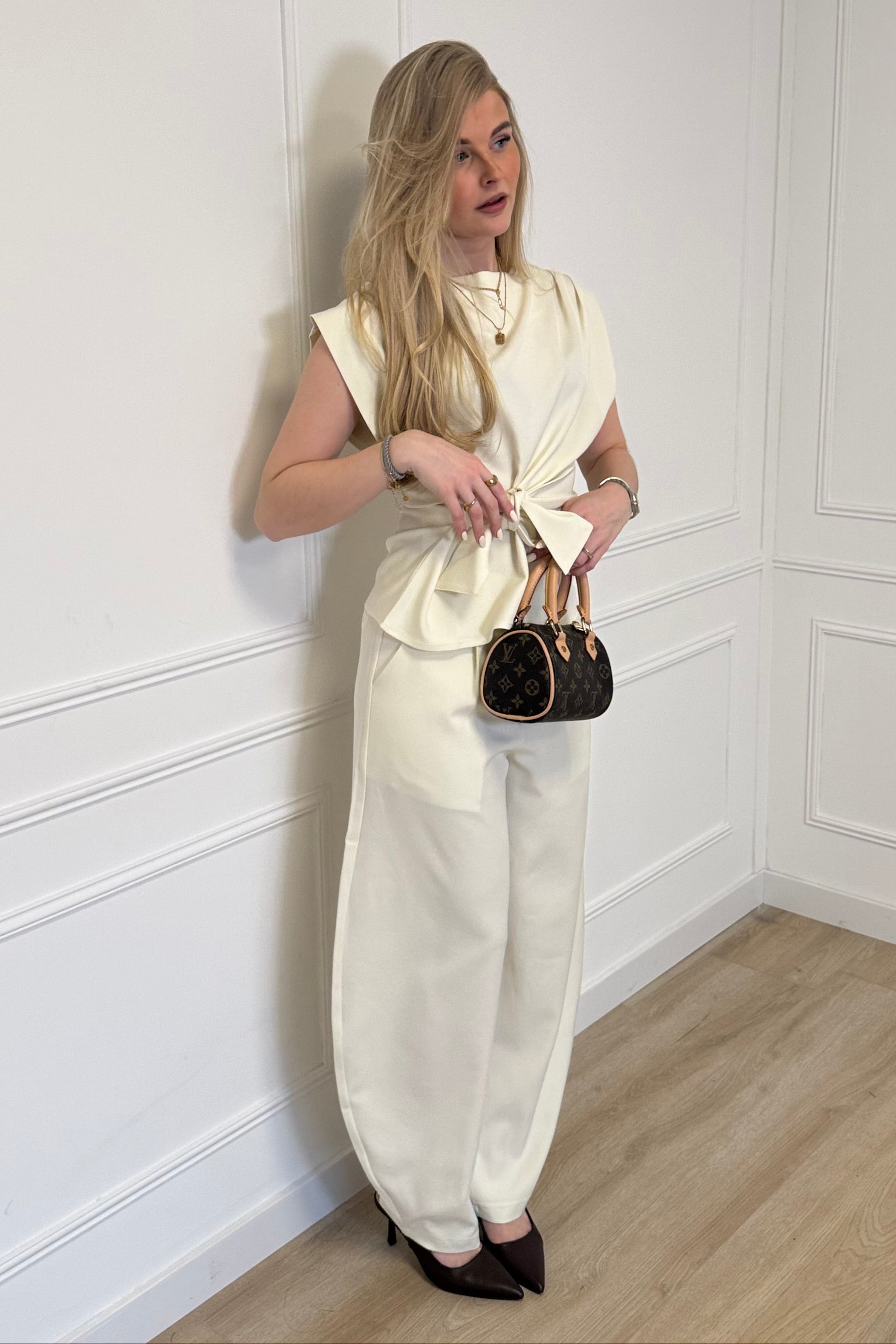 Roosje pantalon Ambika - Creme