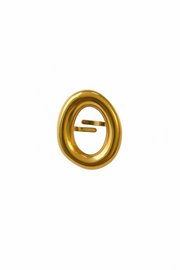 Circle chuncky ring - Goud