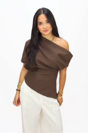 Nora top - Brown